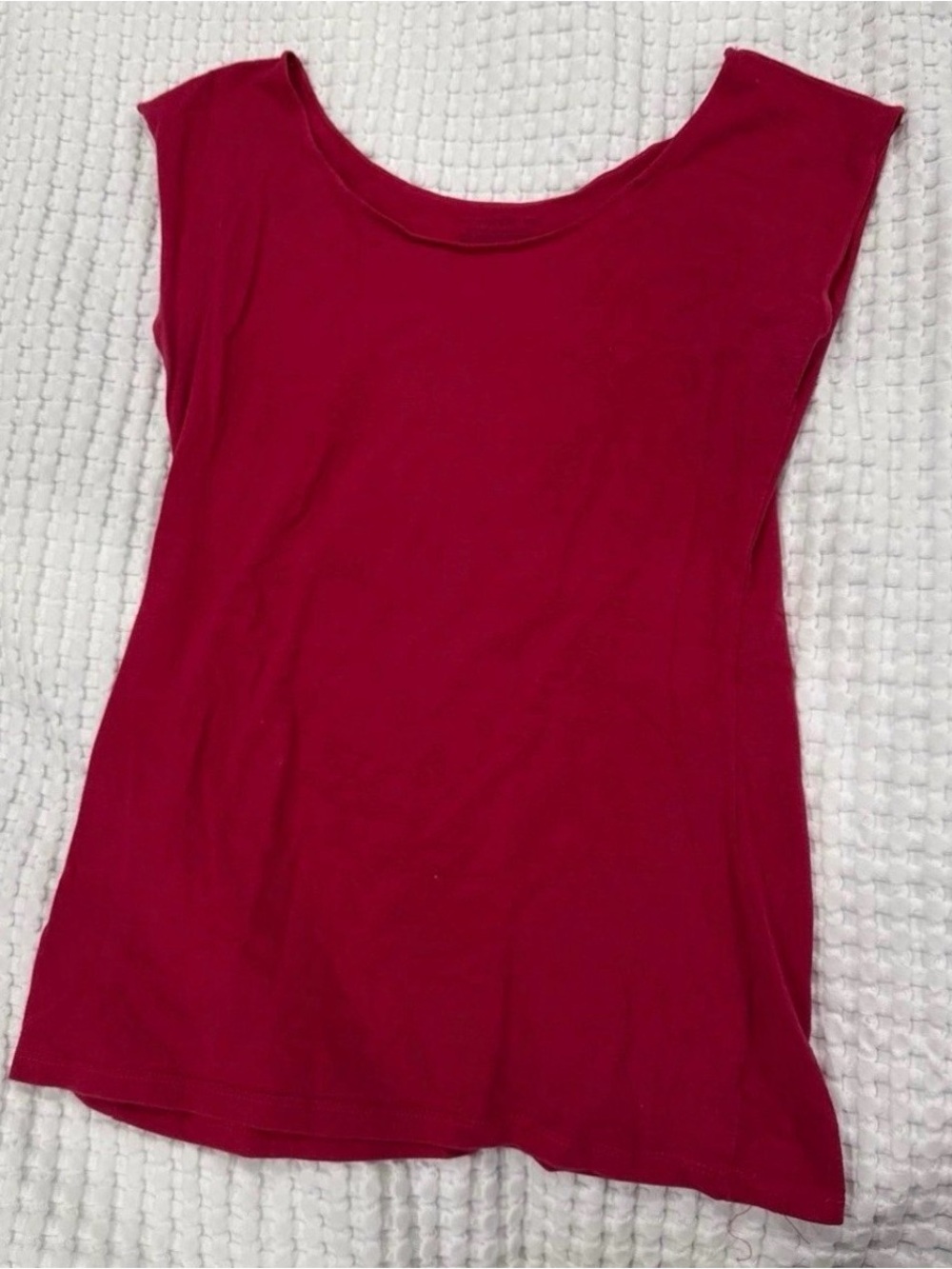 DownEast Women’s Scoop Neck Tank — Raspberry